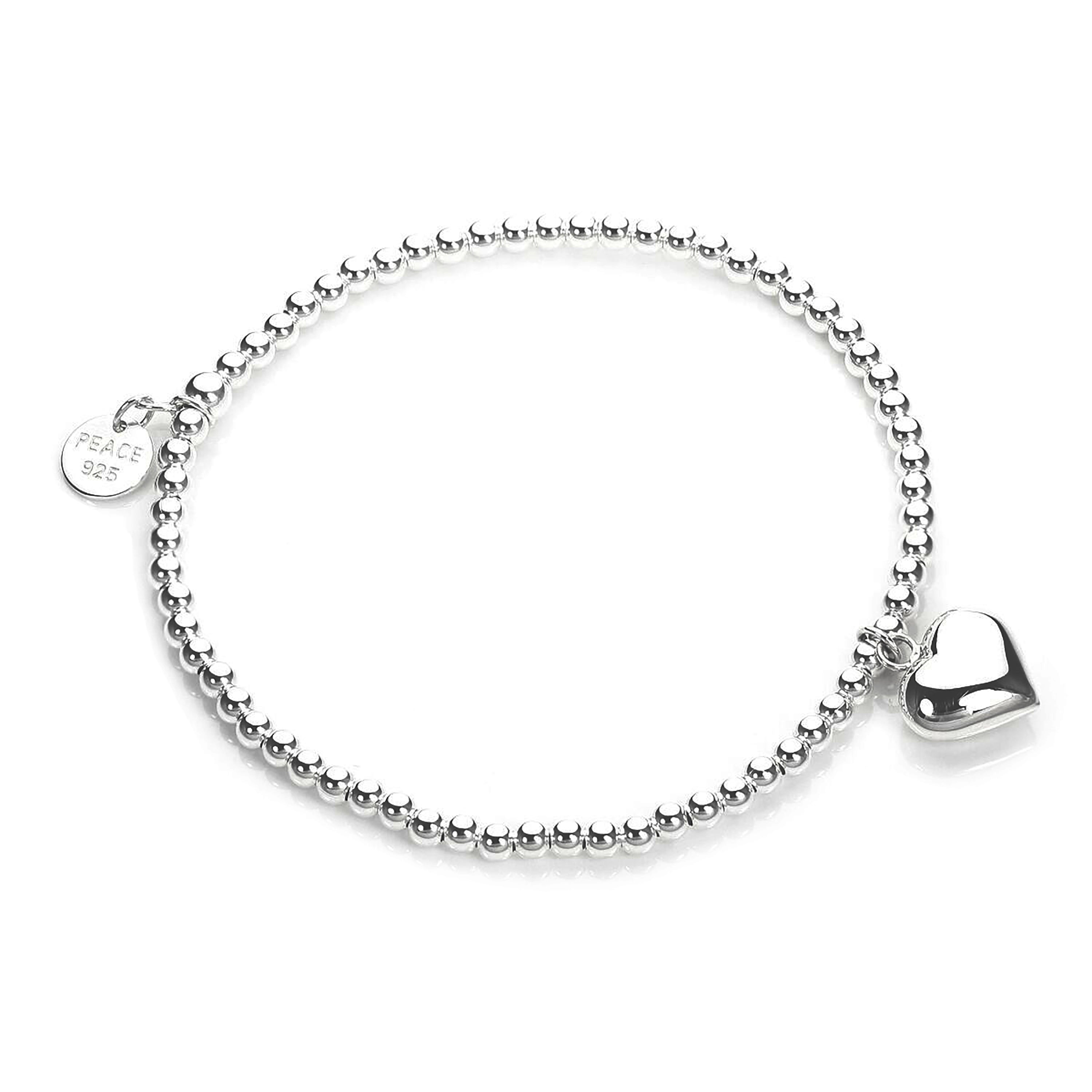 Peace Anklet Bracelet, Peace Charm Anklet in cheapest Sterling Silver, Sterling Silver Peace Anklet