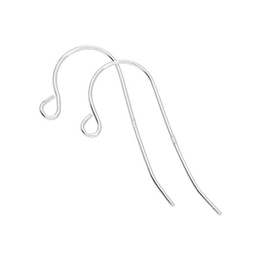 Sterling Silver Plain Earring Wires