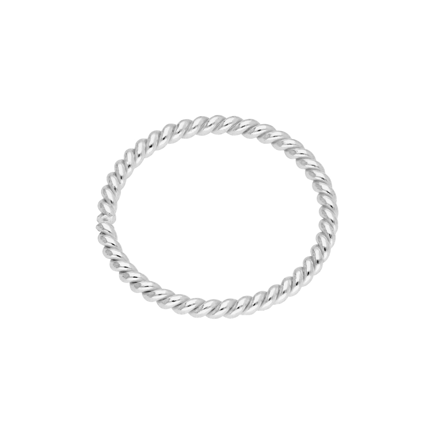 Sterlingsølv Twisted Hoop 10mm 24Ga Nese Ring