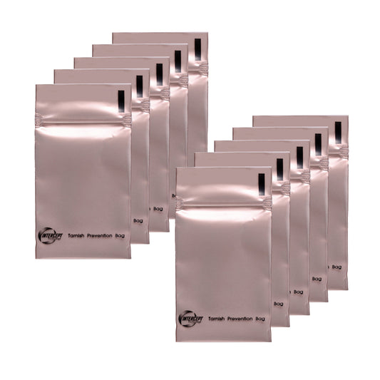 Anti Tarnish 2" x 3" Small Intercept' Zip-lock Bags (Pack of 10)