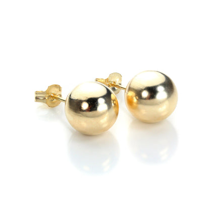 9ct Gold 7mm - 8mm Stud Earrings