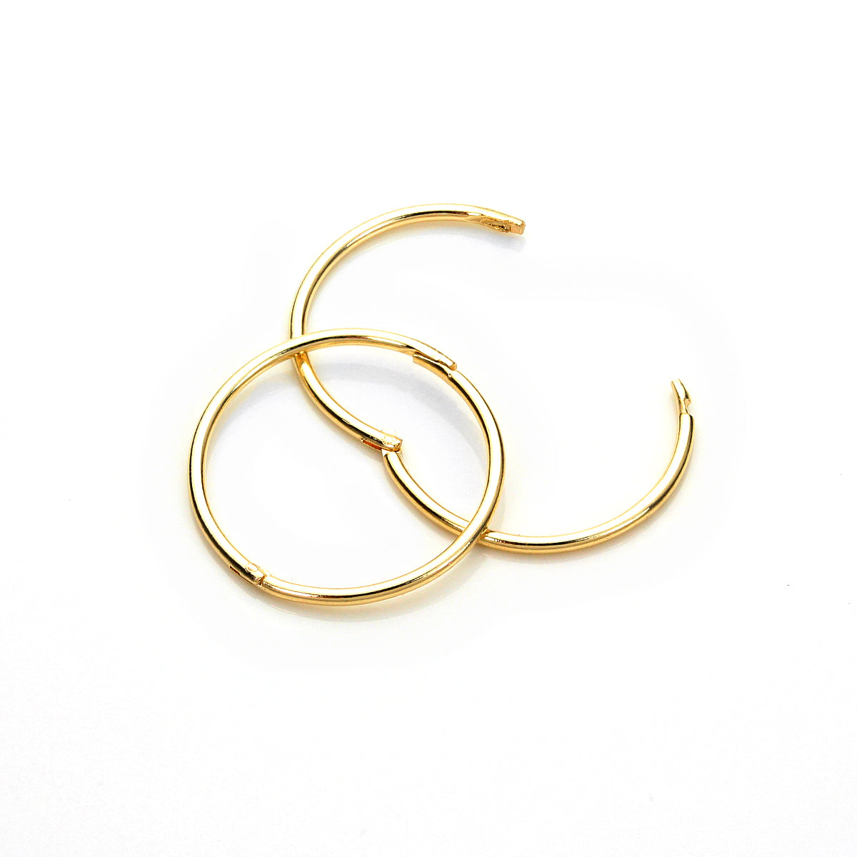 9ct Yellow Gold Hoop Earrings