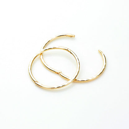 9ct Yellow Gold Hoop Earrings