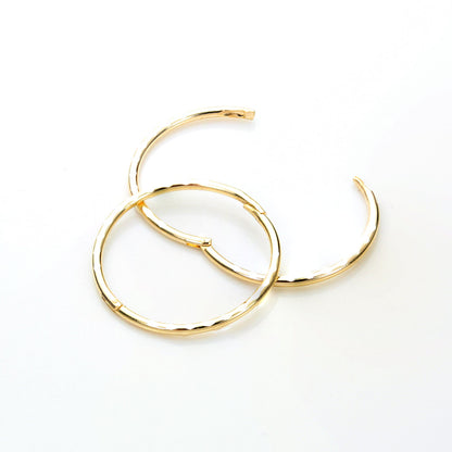 9ct Yellow Gold Hoop Earrings