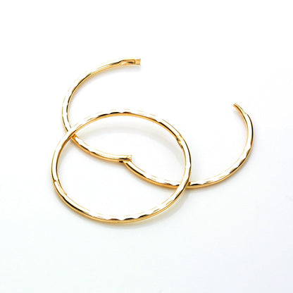 9ct Yellow Gold Hoop Earrings