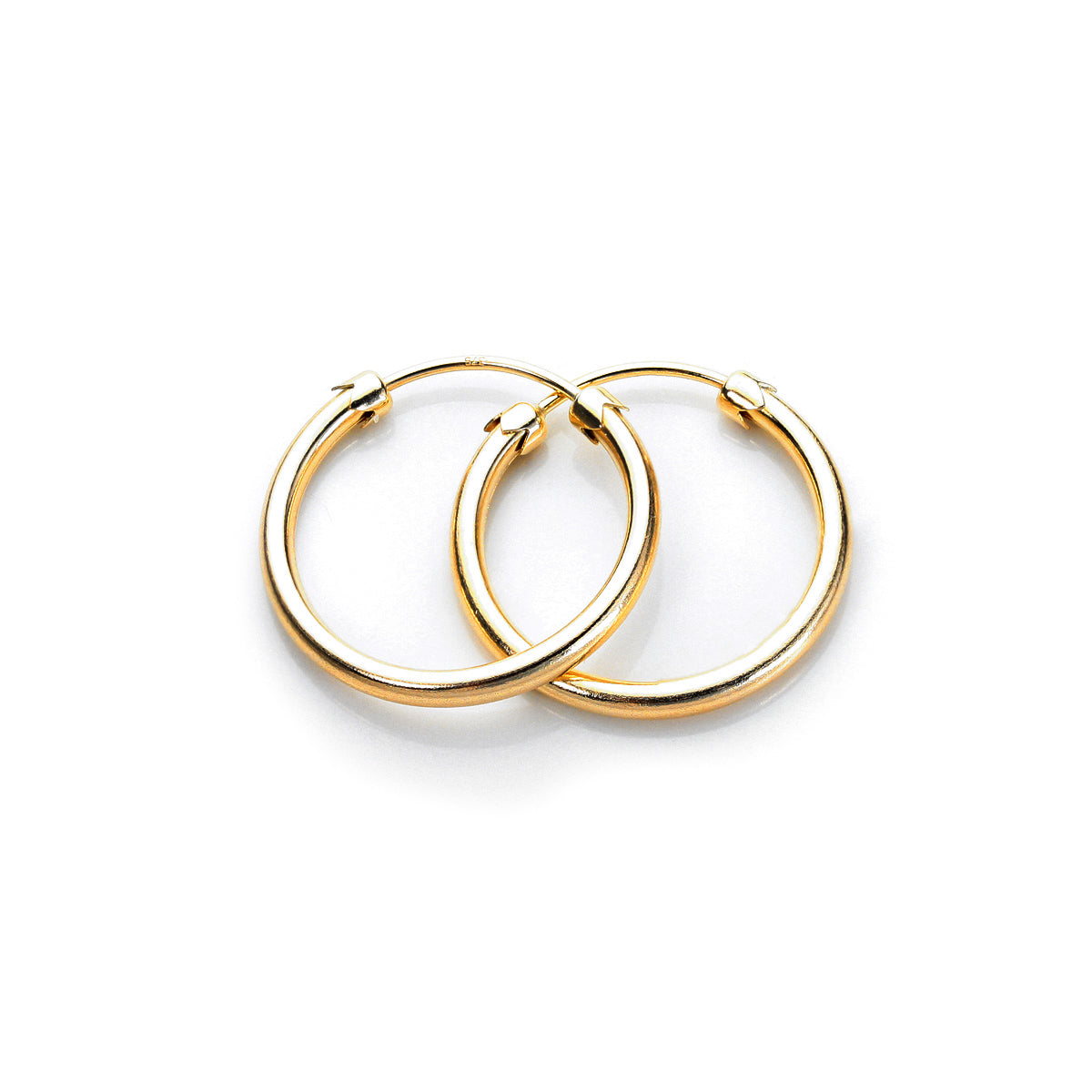 9ct Yellow Gold Hoop Earrings