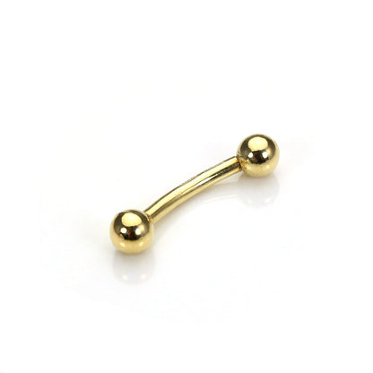 9ct Yellow Gold Eyebrow Labret