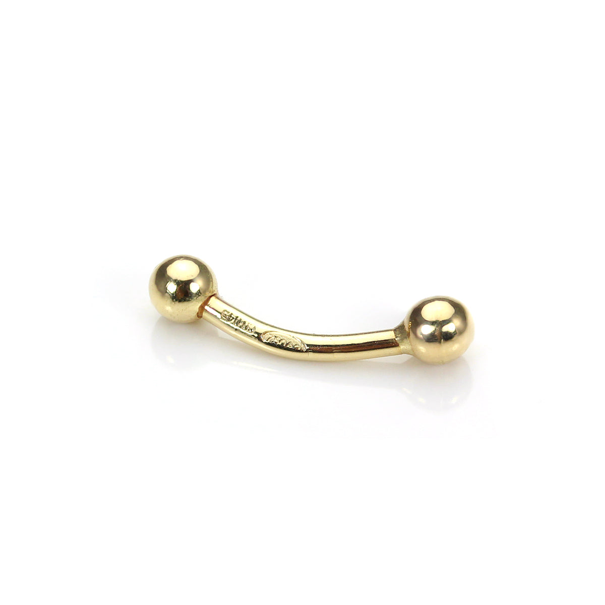 9ct Yellow Gold Eyebrow Labret