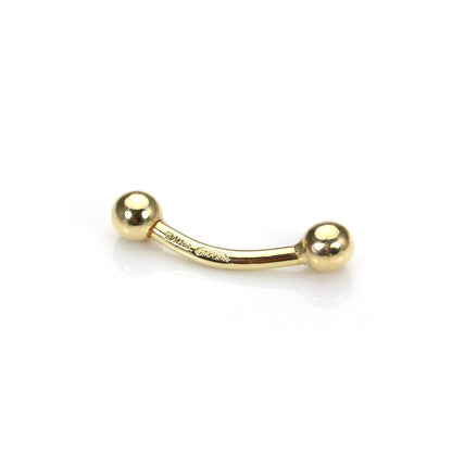 9ct Yellow Gold Eyebrow Labret