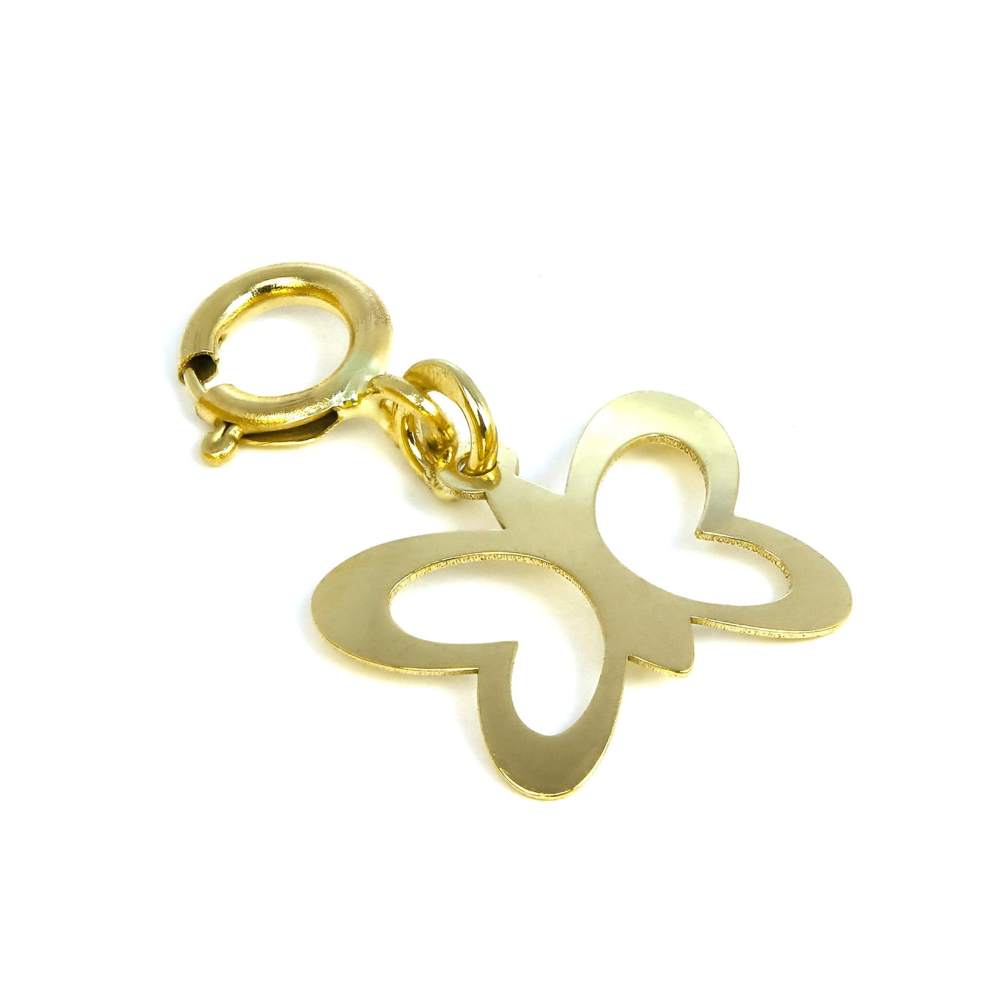 9ct Gold Cut Out Butterfly Clip on Charm