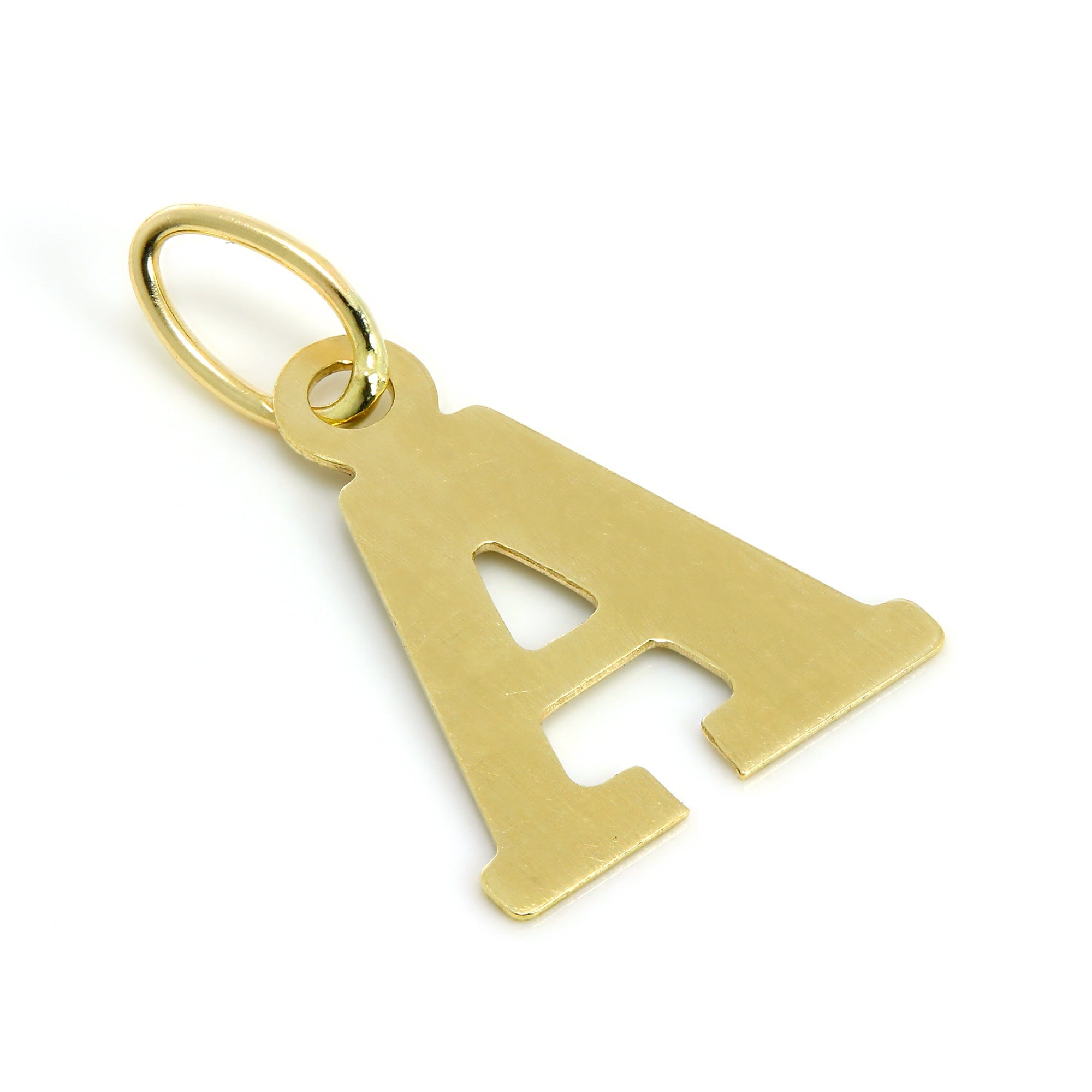 Letter a charm gold online
