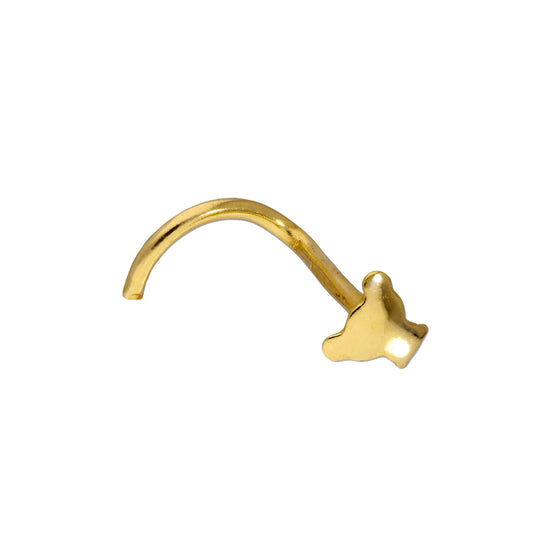 9ct Gold Teddy Bear Head Nose Screw