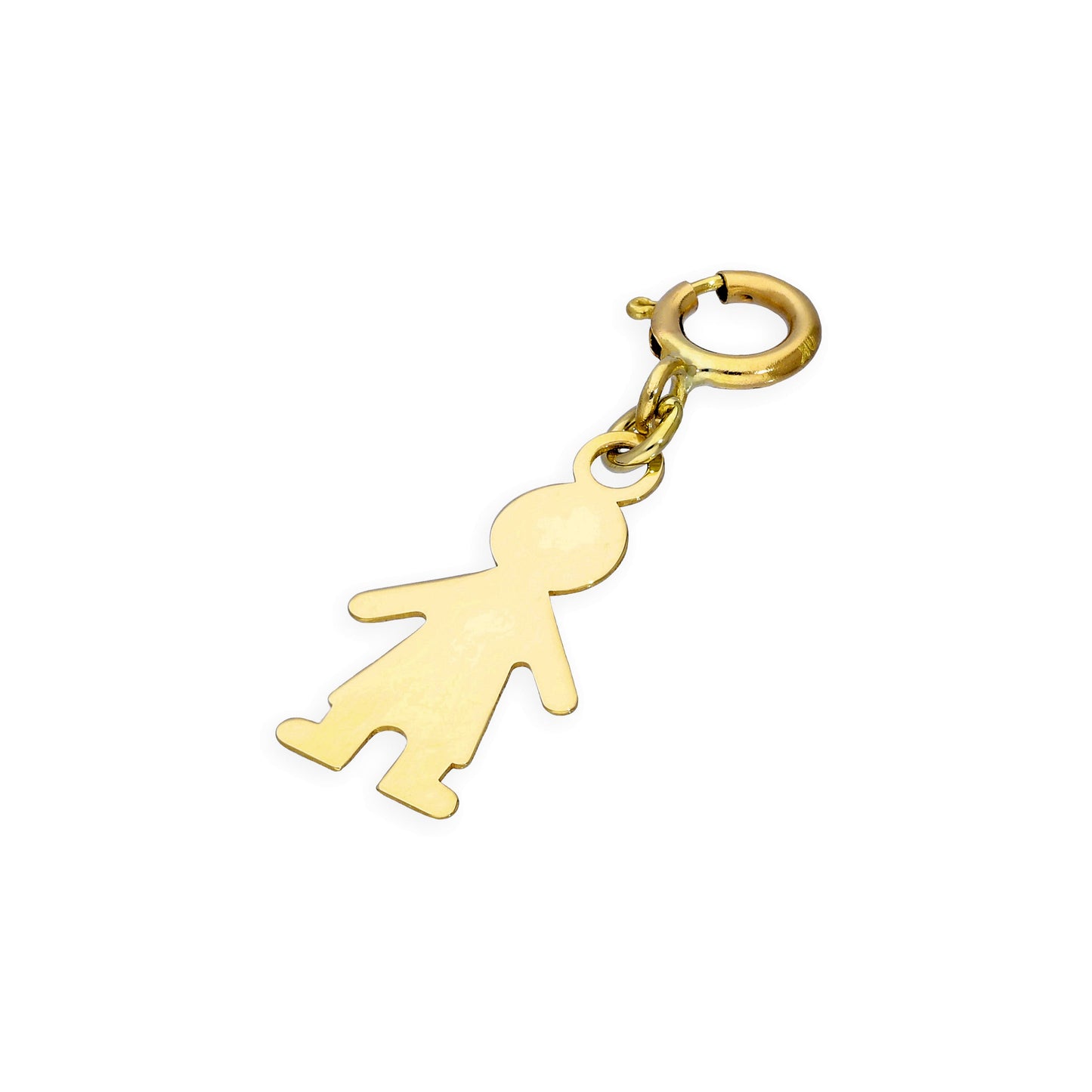 9ct Gold Ragdoll Boy Clip on Charm