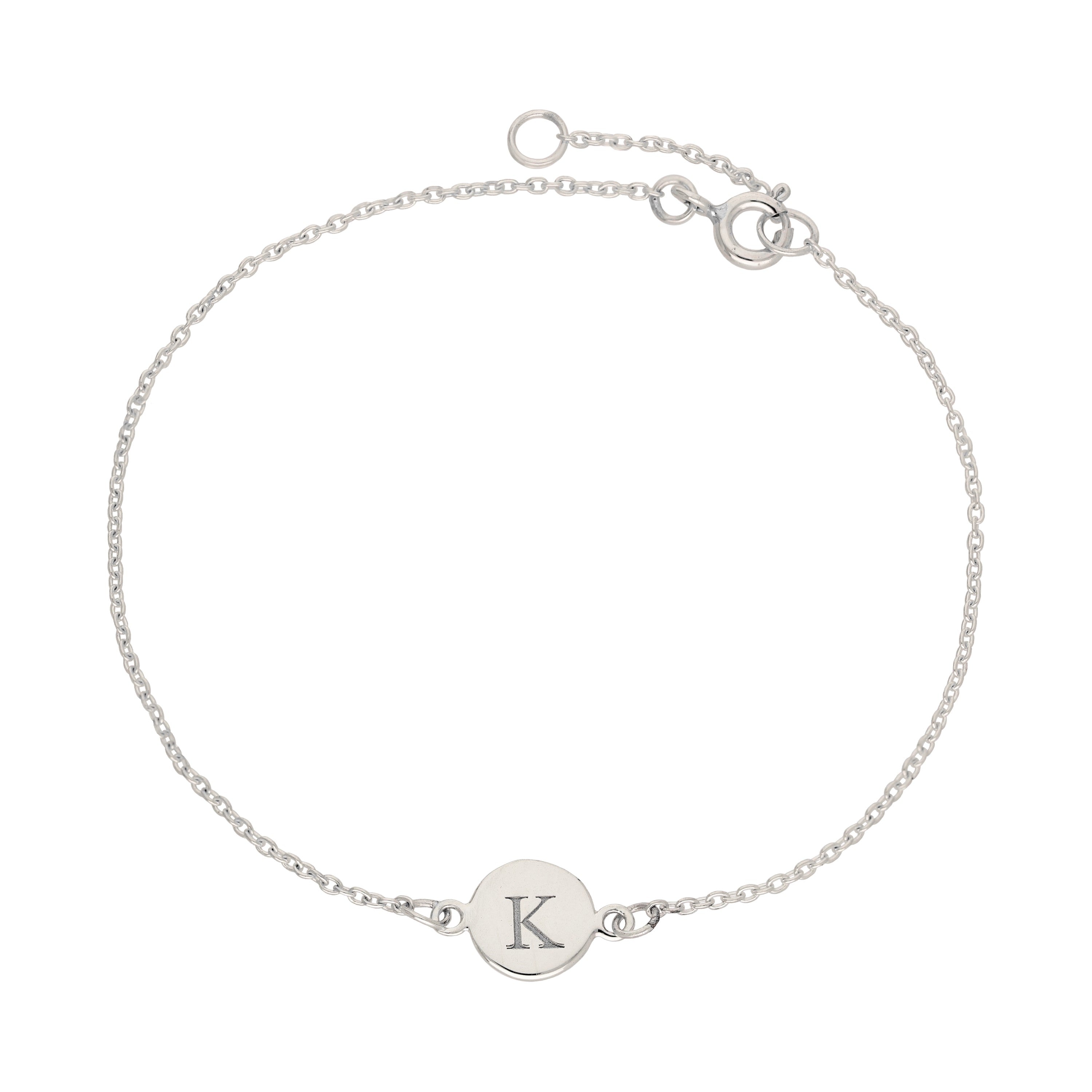 7 Inch store Personalized Bracelet in Sterling Silver 925, IDCURBDD180-7