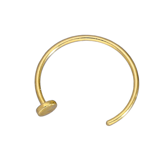 9ct Yellow Gold Nose Ring