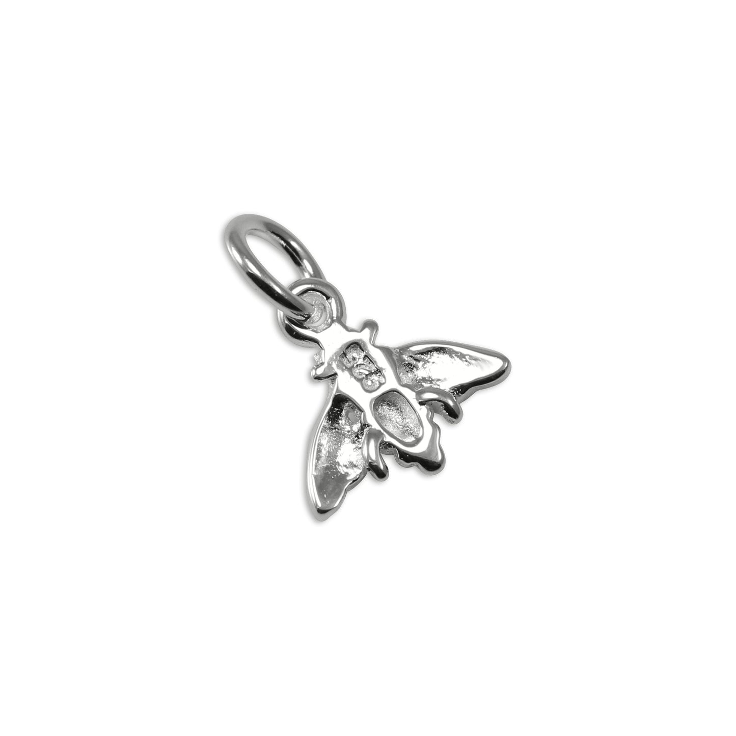 Abella Clip on Bee Charm in Sterling Silver & Plated Gold