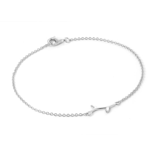 Fine Sterling Silver Tree Branch Bracelet