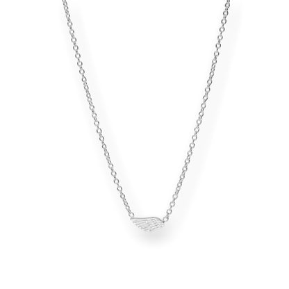 Sterling Silver Wing Necklace w 18 Inch Chain