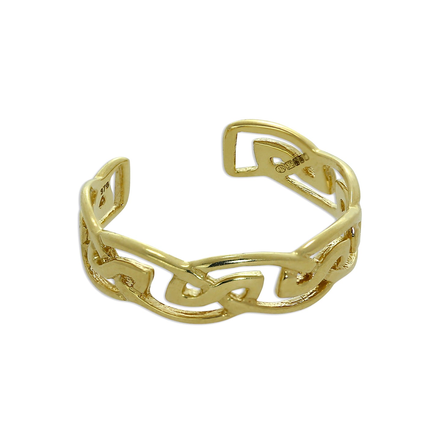 9ct Gold Celtic Knot Toe Ring