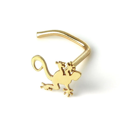 9ct Gold Gecko Nose Screw