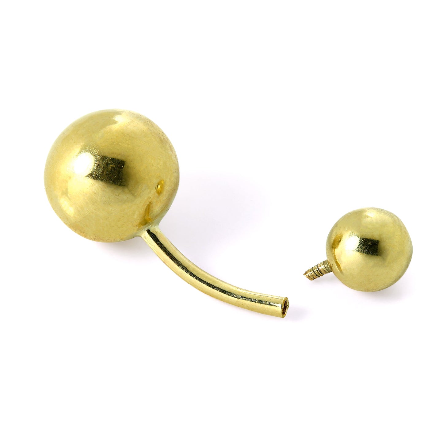 9ct Gold 8mm Ball Belly Bar