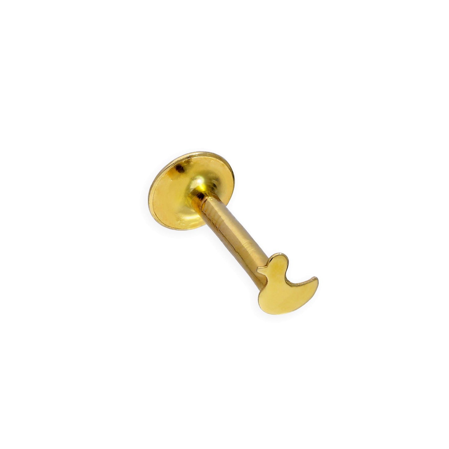 9ct Gold Duck Labret