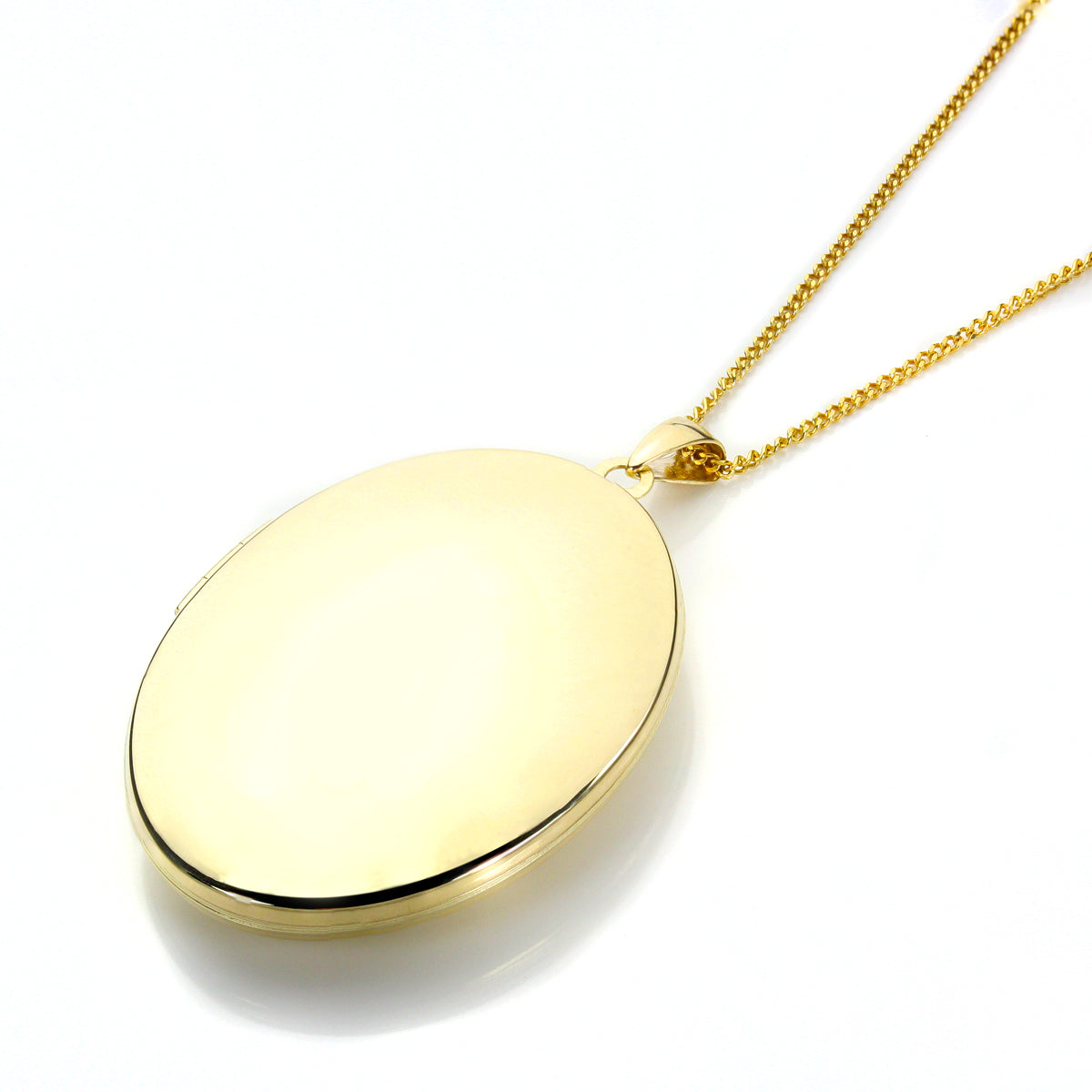 9ct Yellow Gold Oval Locket