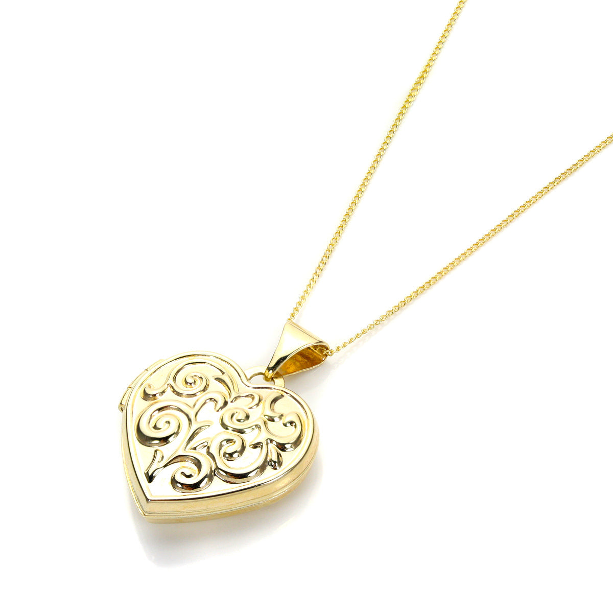 9ct Yellow Gold Heart Locket