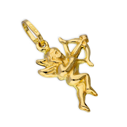 9ct Gold Cupid Angel Charm