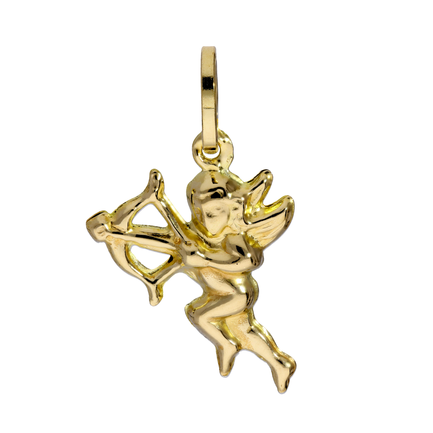 9ct Gold Cupid Angel Charm