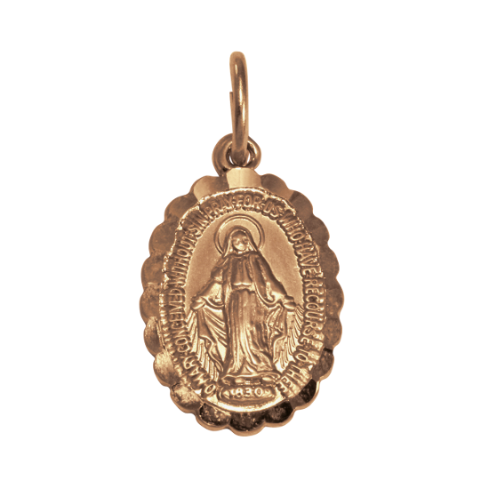 9ct Rose Gold Miraculous Medal