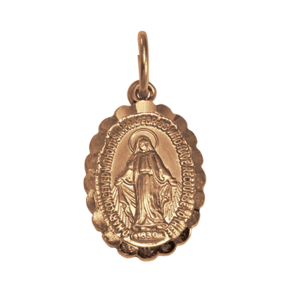 9ct Rose Gold Miraculous Medal