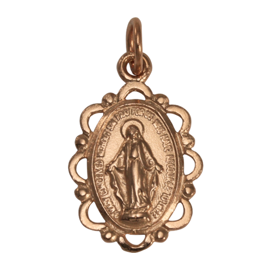 9ct Rose Gold Miraculous Medal