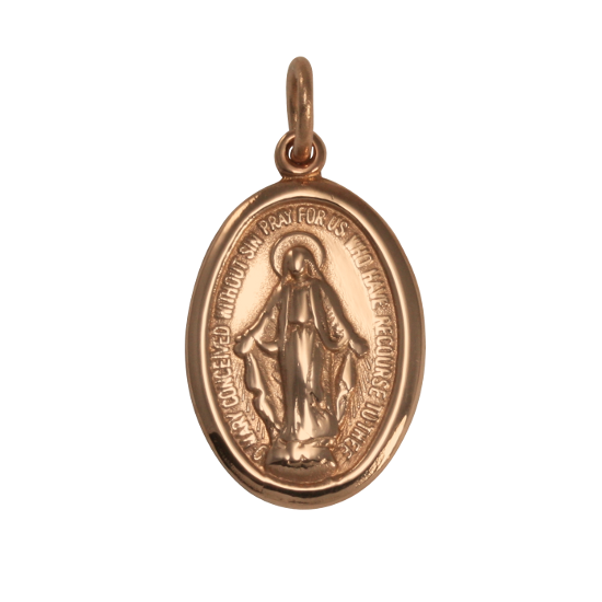 9ct Rose Gold Miraculous Medal