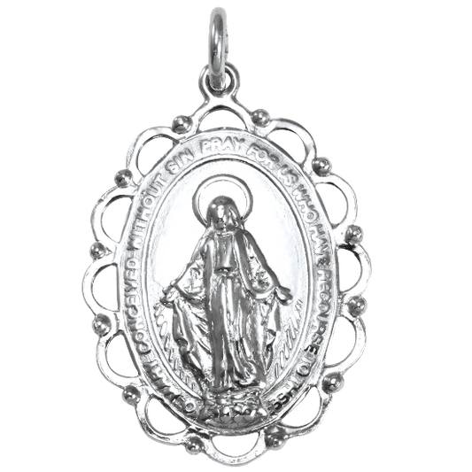 Sterling Silver Miraculous Medal