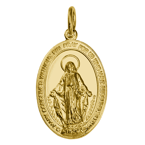 9ct Gold Miraculous Medal