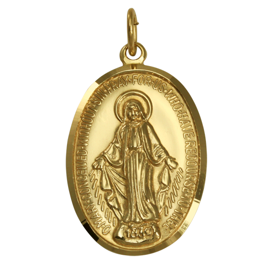 Gold Miraculous Medal