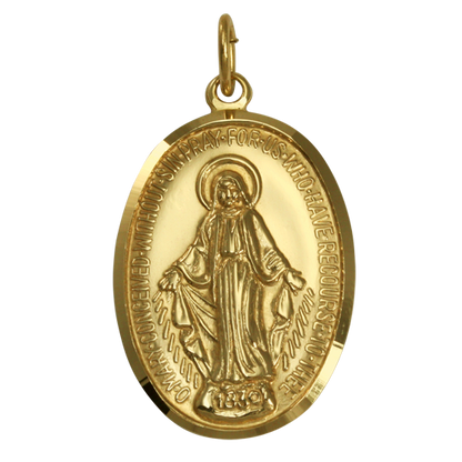 Gold Miraculous Medal