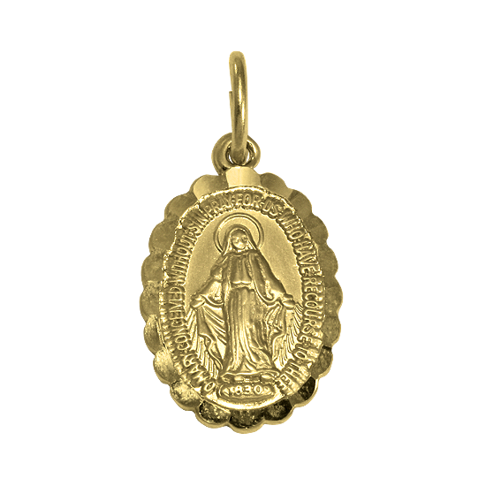 9ct Gold Miraculous Medal