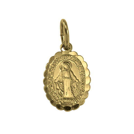 9ct Gold St Mary Pendant