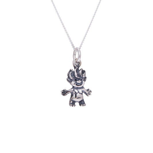 Sterling Silver Troll Necklace