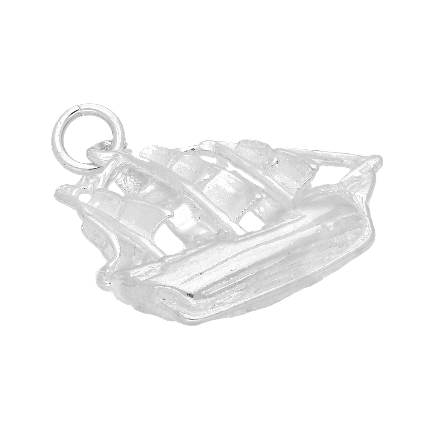 Sterling Silver Pirate Ship Charm