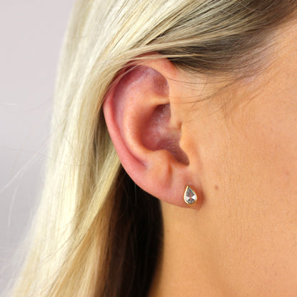 9ct Gold & November Birthstone Pendant & Stud Earrings Set