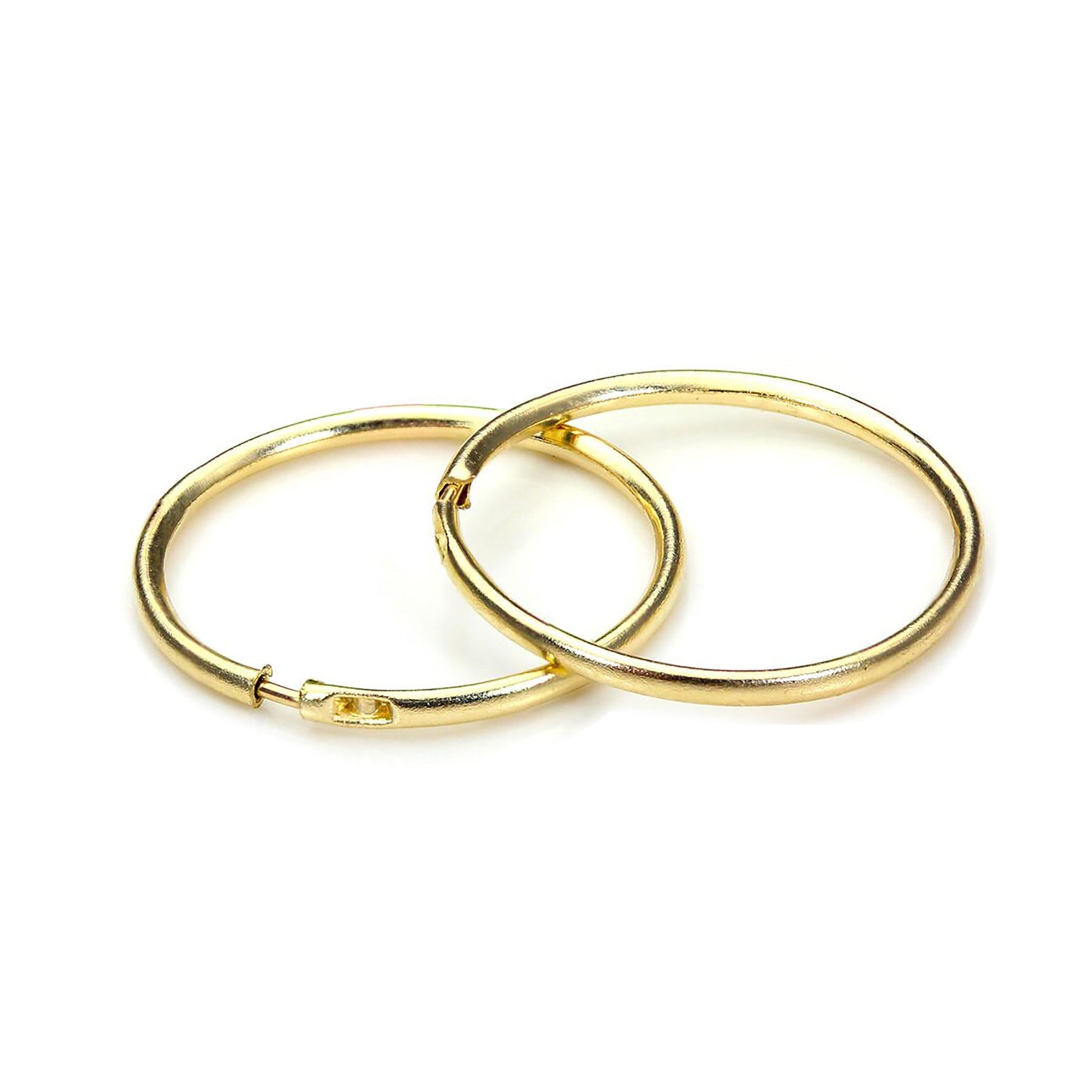 9ct Yellow Gold 13mm Hoop Earrings