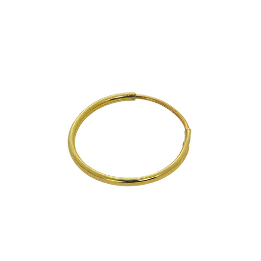 9ct Gold 10mm Lightweight Nose Ring